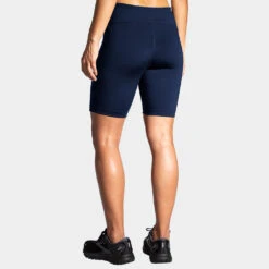 Brooks Moment 8" Short Tight Women's 6 Brooks Moment 8" Short Tight Women's -Holabird Sports Store 057484 451 2