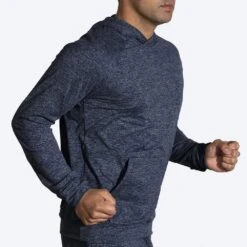 Brooks Luxe Hoodie Men's -Holabird Sports Store 057567 471 2