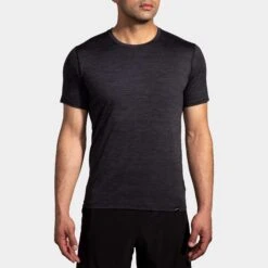 Brooks Luxe Short Sleeve Men's -Holabird Sports Store 057585 009 1