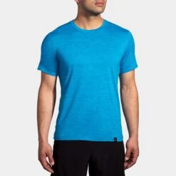 Brooks Luxe Short Sleeve Men's -Holabird Sports Store 057585 423 1