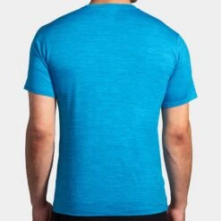 Brooks Luxe Short Sleeve Men's -Holabird Sports Store 057585 423 2