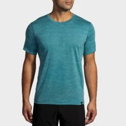 Brooks Luxe Short Sleeve Men's -Holabird Sports Store 057585 473 1