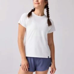 Brooks Luxe Short Sleeve Women's -Holabird Sports Store 057587 100 1