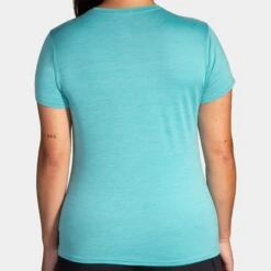 Brooks Luxe Short Sleeve Women's -Holabird Sports Store 057587 427 2