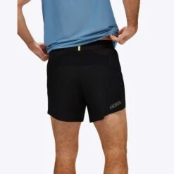 HOKA Glide 5" Short With Brief Men's -Holabird Sports Store 057675 blk 2