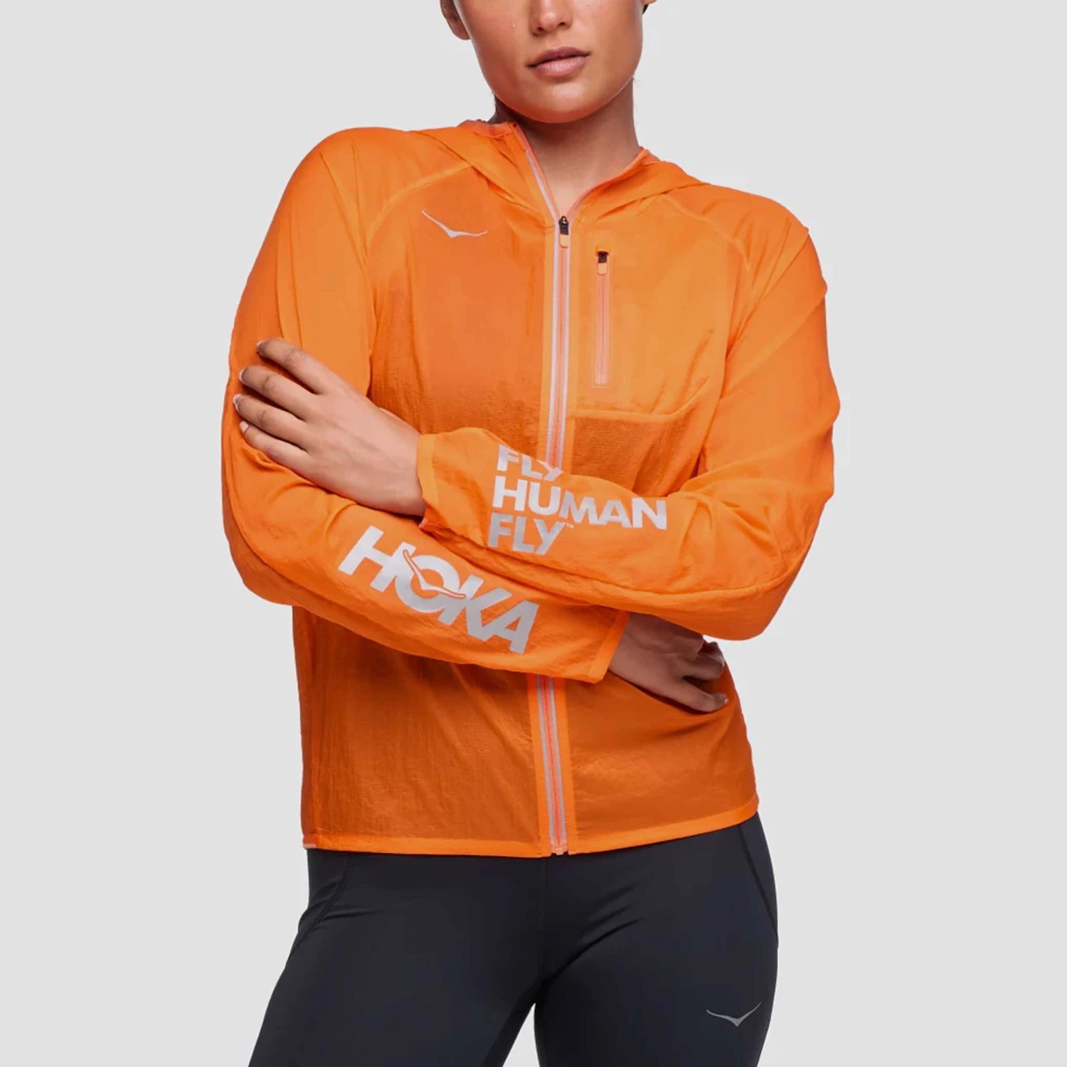 HOKA Skyflow Reflective Jacket Women's 1 HOKA Skyflow Reflective Jacket Women's