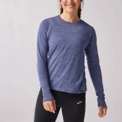 Brooks Luxe Long Sleeve Women's -Holabird Sports Store 057873 476 1