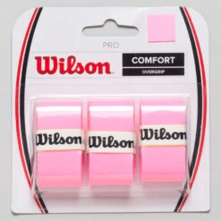 Wilson Pro Overgrip 3 Pack -Holabird Sports Store 060142 pnk 1