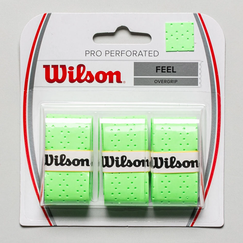 Wilson Pro Overgrip Perforated 3 Pack 1 Wilson Pro Overgrip Perforated 3 Pack
