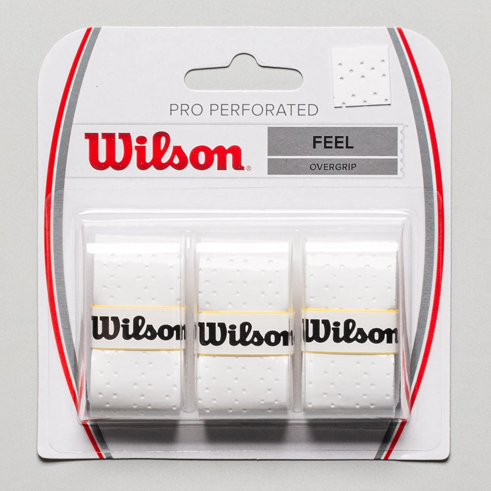 Wilson Pro Overgrip Perforated 3 Pack 3 Wilson Pro Overgrip Perforated 3 Pack - Image 3