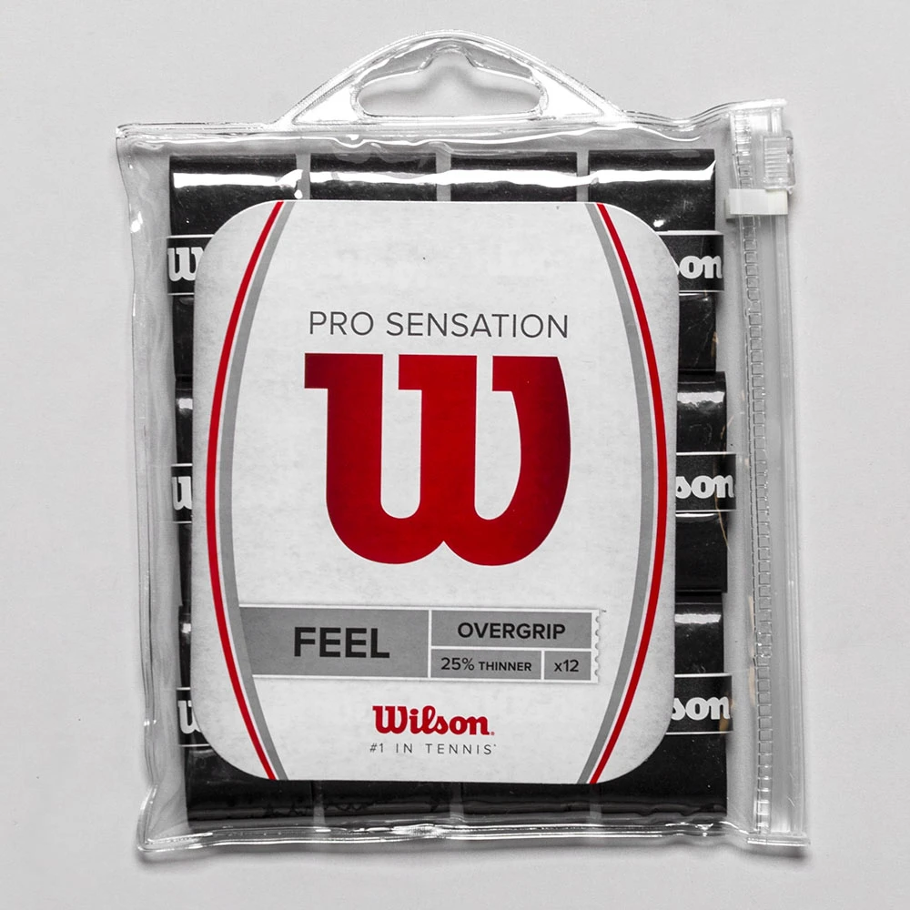 Wilson Pro Overgrip Sensation 12 Pack 1 Wilson Pro Overgrip Sensation 12 Pack