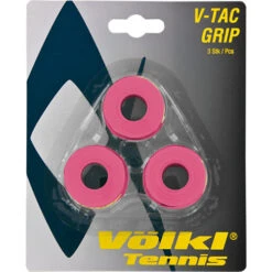 Volkl V-Tac Overgrip 3 Pack -Holabird Sports Store 060468 pnk 1