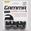 Gamma Supreme Perforated Overgrip 3 Pack -Holabird Sports Store 060717 blk 1