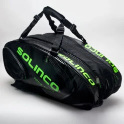 Solinco Tour 15-Pack Racquet Bag Black/Neon Green 3 Solinco Tour 15-Pack Racquet Bag Black/Neon Green -Holabird Sports Store 073227 2