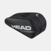 HEAD Tour Racquet Bag L 9 Pack Black/White 4 HEAD Tour Racquet Bag L 9 Pack Black/White -Holabird Sports Store 073450 1