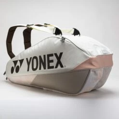 Yonex Pro Racquet Bag 6 Pack Sand Beige