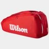 Wilson Super Tour 6 Pack Red 2025 -Holabird Sports Store 073524 1