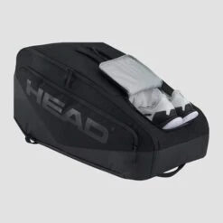 HEAD Pro X Racquet Bag XL 12 Pack Black 5 HEAD Pro X Racquet Bag XL 12 Pack Black -Holabird Sports Store 073554 3