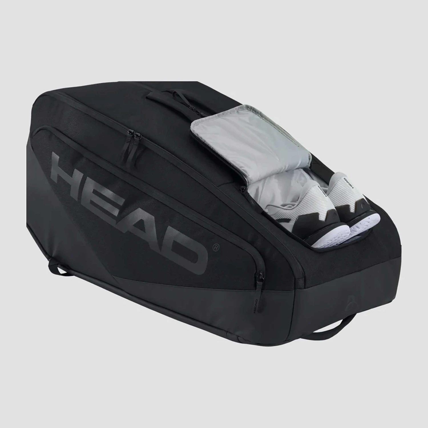 HEAD Pro X Racquet Bag XL 12 Pack Black 3 HEAD Pro X Racquet Bag XL 12 Pack Black - Image 3