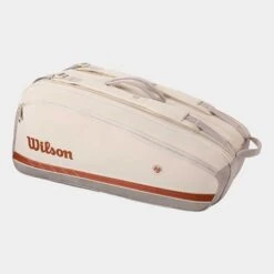 Wilson Roland Garros Super Tour 9 Pack Cream/Clay 2025 -Holabird Sports Store 073582 2