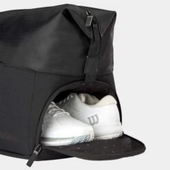 Wilson RF 01 Practice Tennis Duffel 6 Pack Laver Cup 2025 Black 12 Wilson RF 01 Practice Tennis Duffel 6 Pack Laver Cup 2025 Black -Holabird Sports Store 073613 4