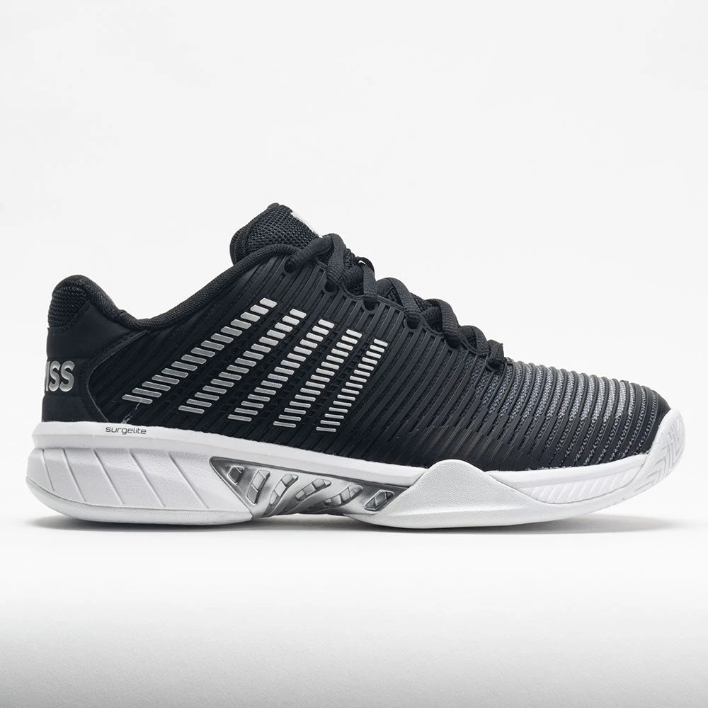 K-Swiss Hypercourt Express 2 Women's Black/White/Silver 1 K-Swiss Hypercourt Express 2 Women's Black/White/Silver