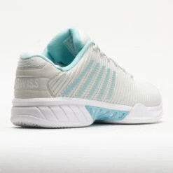 K-Swiss Hypercourt Express 2 Women's Vaporous Gray/White/Blue Glow -Holabird Sports Store 117154 6