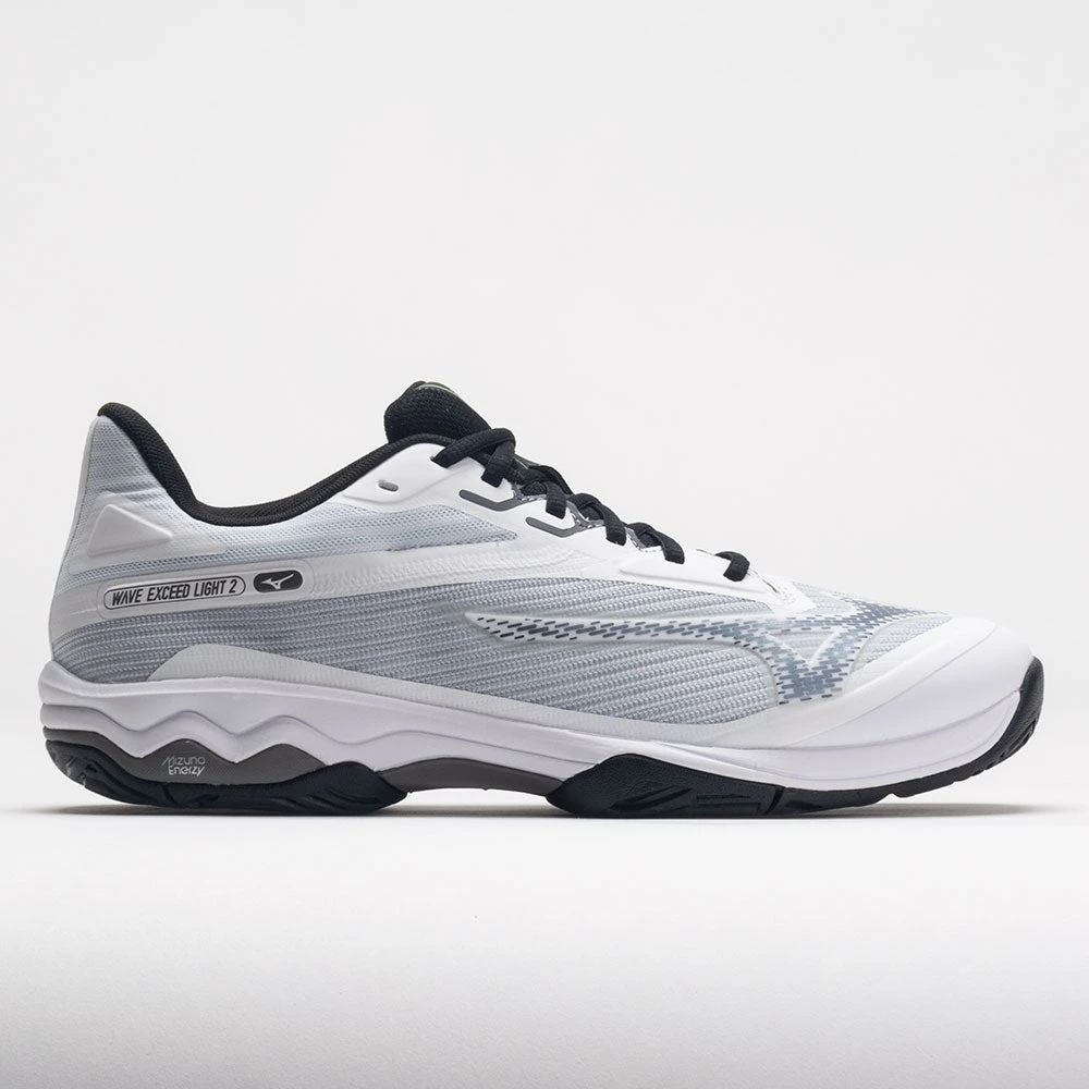 Mizuno Wave Exceed Light 2 AC Men's White/Metallic Grey 1 Mizuno Wave Exceed Light 2 AC Men's White/Metallic Grey