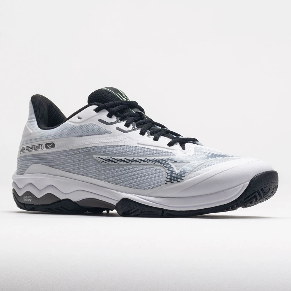 Mizuno Wave Exceed Light 2 AC Men's White/Metallic Grey 5 Mizuno Wave Exceed Light 2 AC Men's White/Metallic Grey - Image 5