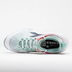 Diadora Speed Blushield Fly 4+ Clay Women's White/Blue/Surf Spray -Holabird Sports Store 117721 2