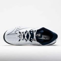 Mizuno Wave Exceed Tour 6 Clay Men's White/Dress Blues -Holabird Sports Store 117979 2