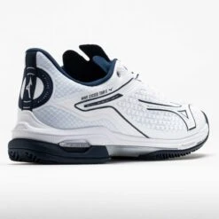 Mizuno Wave Exceed Tour 6 Clay Men's White/Dress Blues -Holabird Sports Store 117979 6