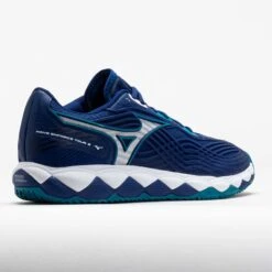 Mizuno Wave Enforce Tour 2 AC Men's Bellwether Blue/White -Holabird Sports Store 118096 6