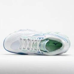 Mizuno Wave Enforce Tour 2 AC Women's White/Frontier Blue -Holabird Sports Store 118098 2