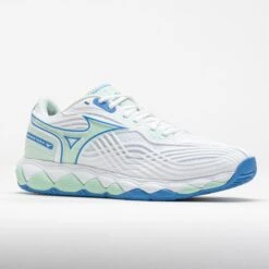 Mizuno Wave Enforce Tour 2 AC Women's White/Frontier Blue -Holabird Sports Store 118098 5