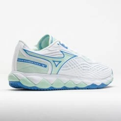 Mizuno Wave Enforce Tour 2 AC Women's White/Frontier Blue -Holabird Sports Store 118098 6