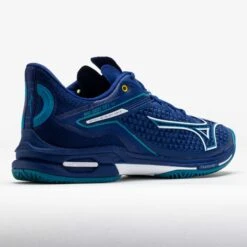 Mizuno Wave Exceed Tour 6 AC Men's Bellwether Blue/White -Holabird Sports Store 118102 6