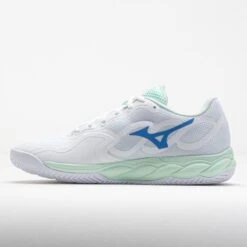 Mizuno Wave Enforce Court AC Women's White/Frontier Blue 7 Mizuno Wave Enforce Court AC Women's White/Frontier Blue -Holabird Sports Store 118106 1