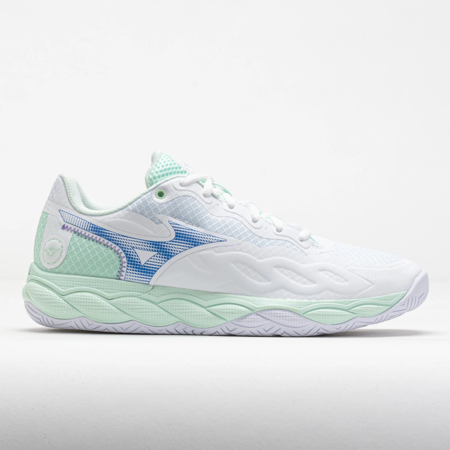 Mizuno Wave Enforce Court AC Women's White/Frontier Blue 1 Mizuno Wave Enforce Court AC Women's White/Frontier Blue