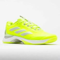 Adidas AvaCourt 2 Women's Lucid Lemon/Zero Metallic/White -Holabird Sports Store 118193 5