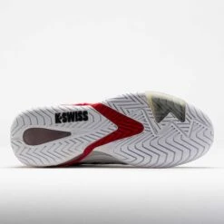 K-Swiss Ultrashot 4 Men's White/Black/Mars Red -Holabird Sports Store 118264 4