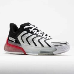 K-Swiss Ultrashot 4 Men's White/Black/Mars Red -Holabird Sports Store 118264 5