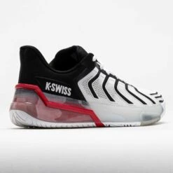 K-Swiss Ultrashot 4 Men's White/Black/Mars Red -Holabird Sports Store 118264 6