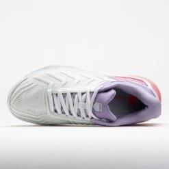 K-Swiss Ultrashot 4 Women's White/Orchid Petal/Neon Blaze -Holabird Sports Store 118267 2