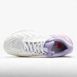 K-Swiss Ultrashot 4 Clay Women's White/Orchid Petal/Neon Blaze -Holabird Sports Store 118270 2