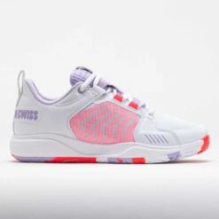 K-Swiss Ultrashot Team Women's White/Orchid Petal/Neon Blaze
