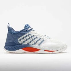 K-Swiss Hypercourt Supreme 2 Men's Lucent White/Infinity/Scarlet Ibis