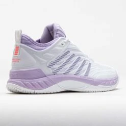 K-Swiss Hypercourt Supreme 2 Women's White/Orchid Petal/Neon Blaze -Holabird Sports Store 118285 6