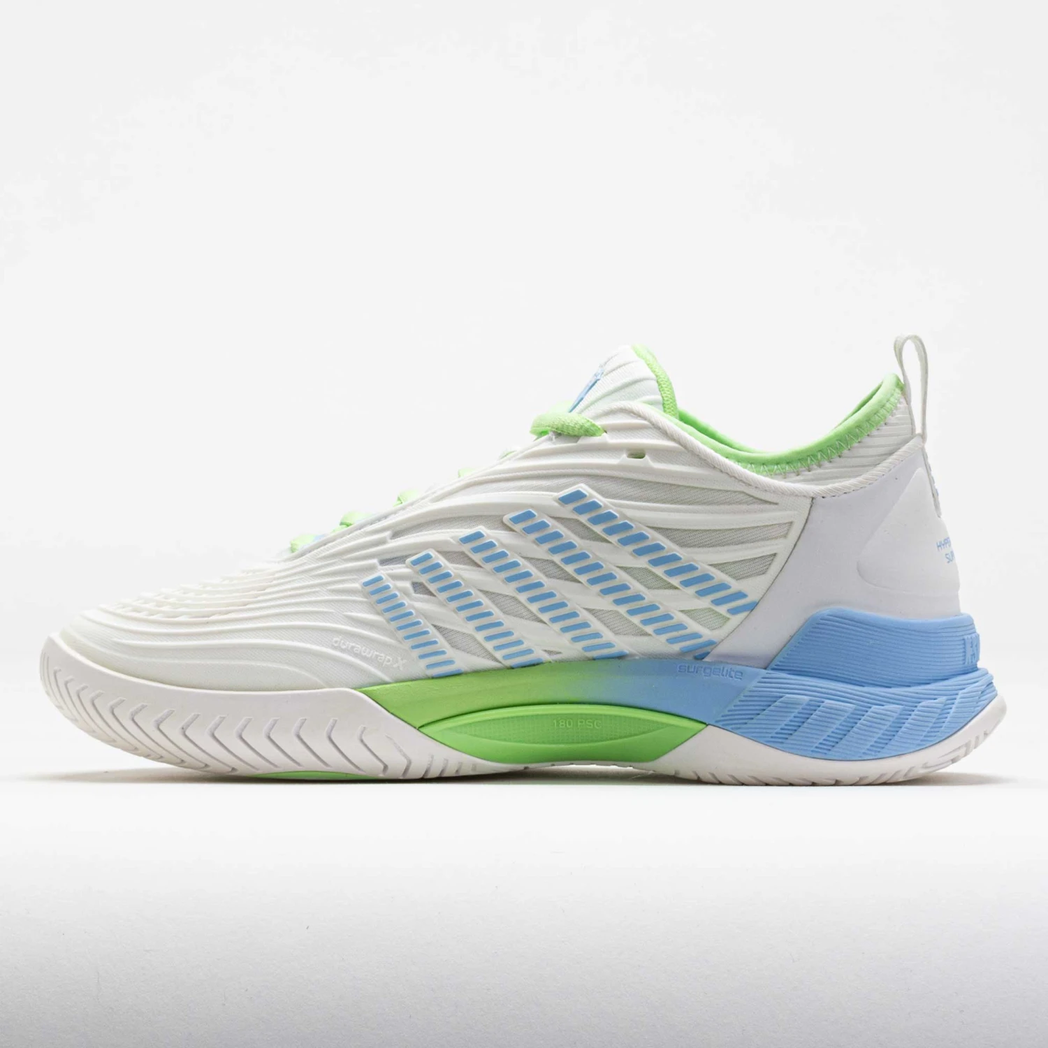 K-Swiss Hypercourt Supreme 2 Women's White/Paradise Green/Dutch Canal 2 K-Swiss Hypercourt Supreme 2 Women's White/Paradise Green/Dutch Canal - Image 2