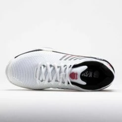 K-Swiss Hypercourt Express 2 Men's White/Black/Mars Red -Holabird Sports Store 118287 2